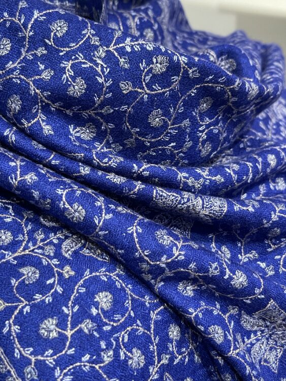 Blue Kashmiri detail