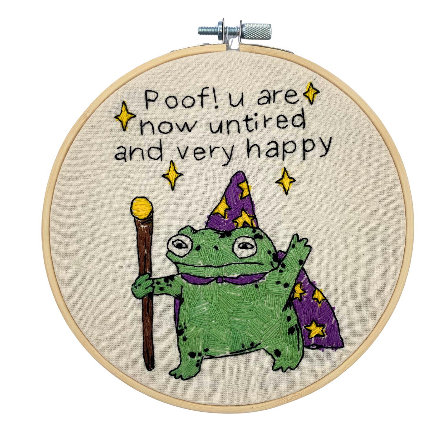 Spacey Cat Crafts Embroidered Hanging - Image 7