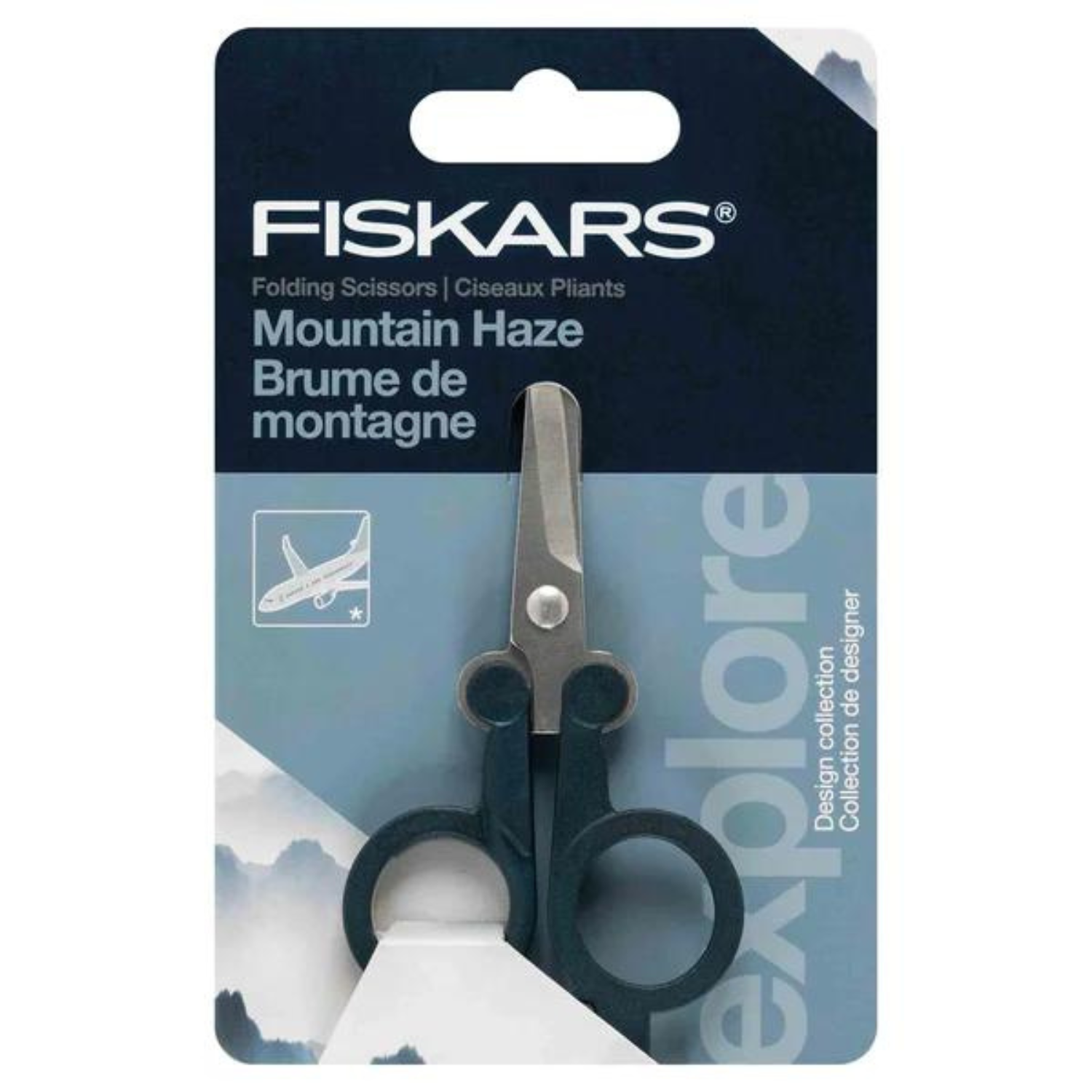 Fiskars Folding Scissors 4" - Mountain Haze