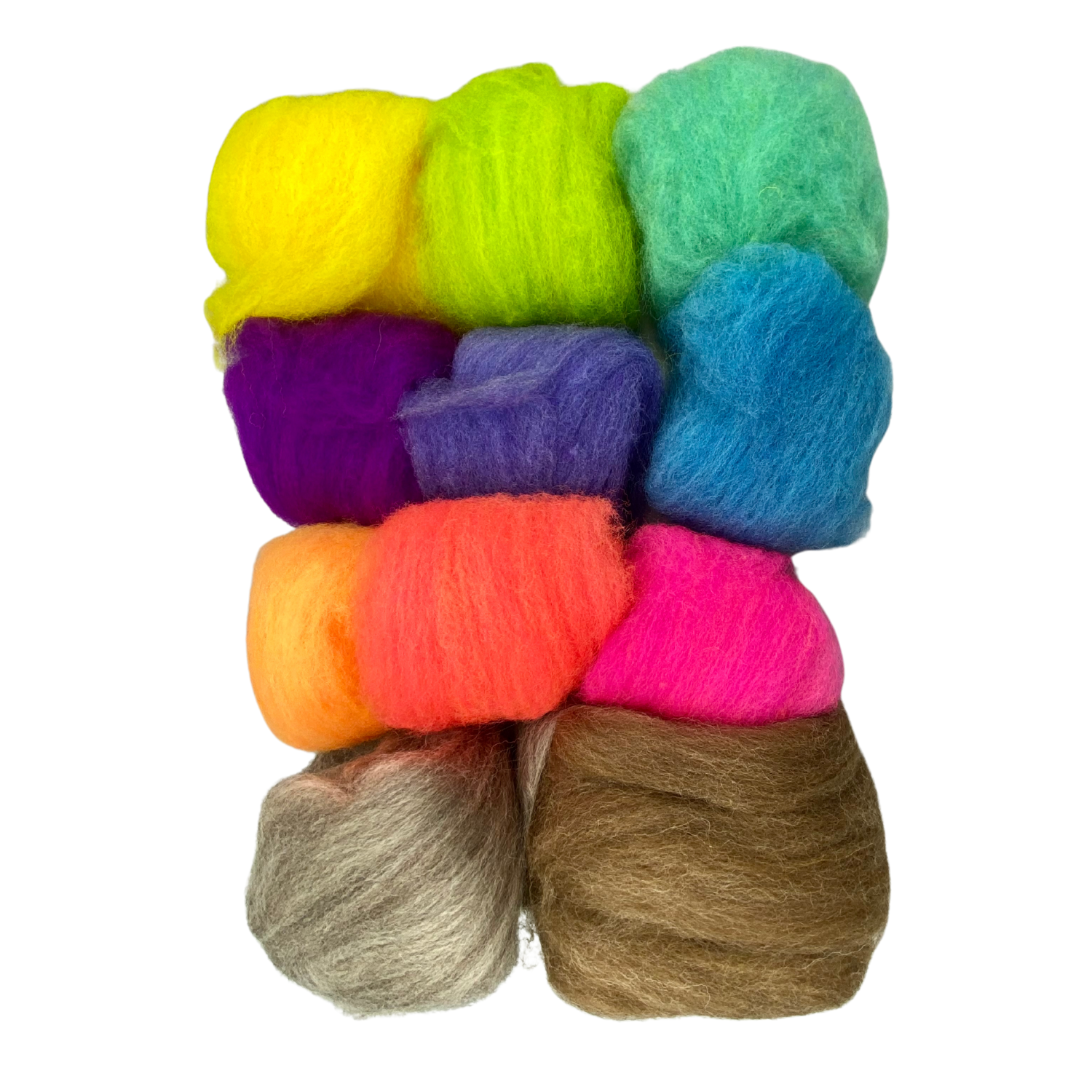 Erin Holt Neon Wool Roving Set