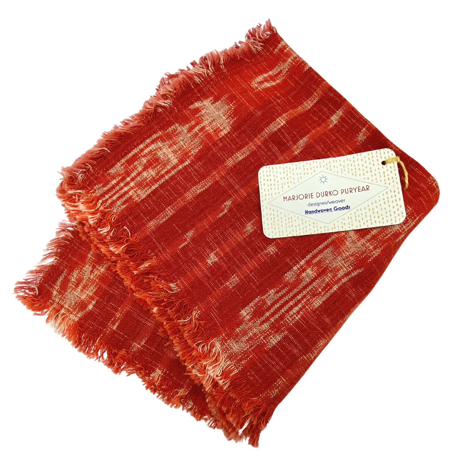 Marjorie Durko Puryear Set of 4 Maya Woven Napkins