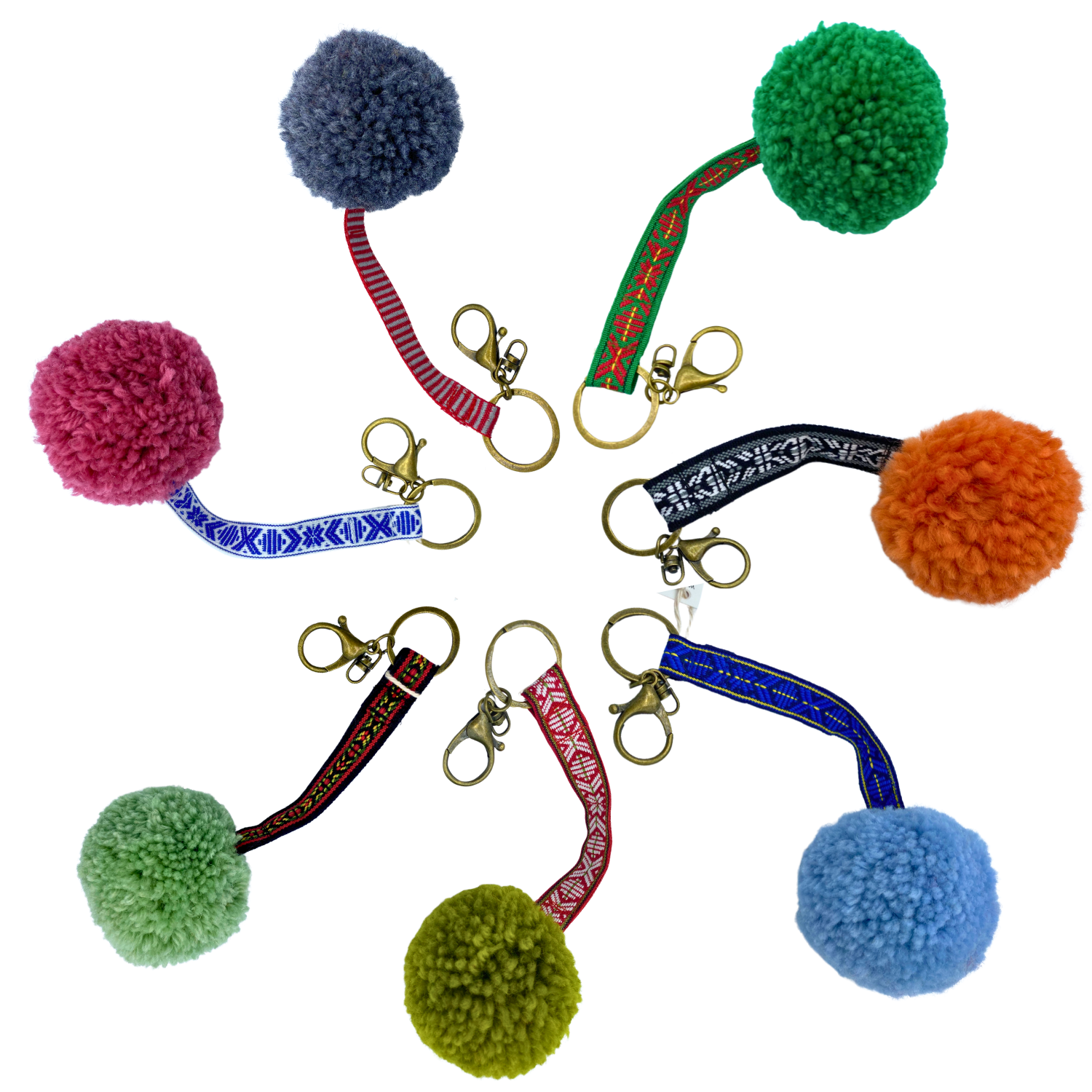 Carin Ekstrand-Anderson Pom Pom Key Chain