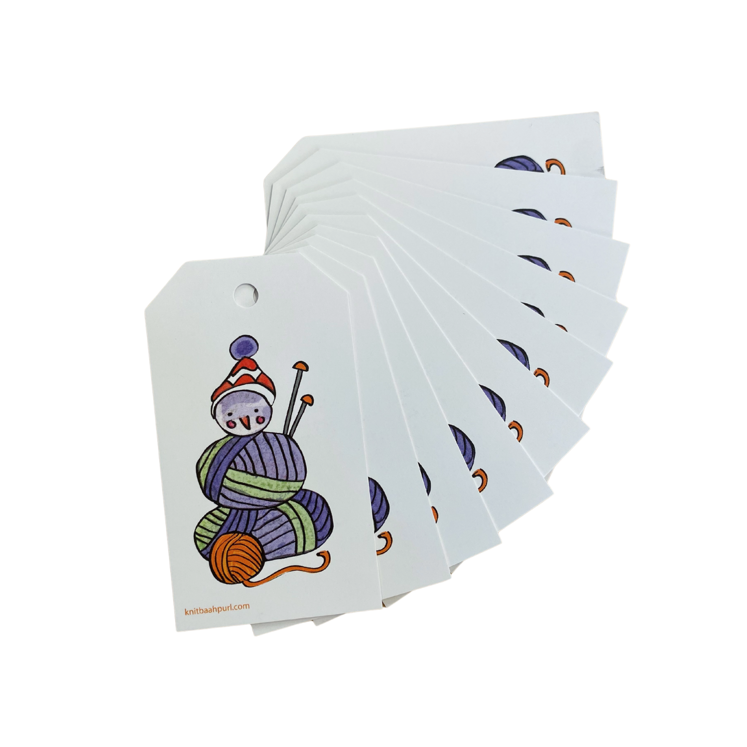 Gift Tag Snowman Package of 10 - Image 2