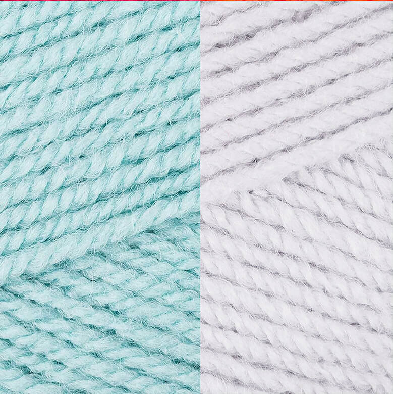 Hello! Loom Washed Teal/Misty Grey