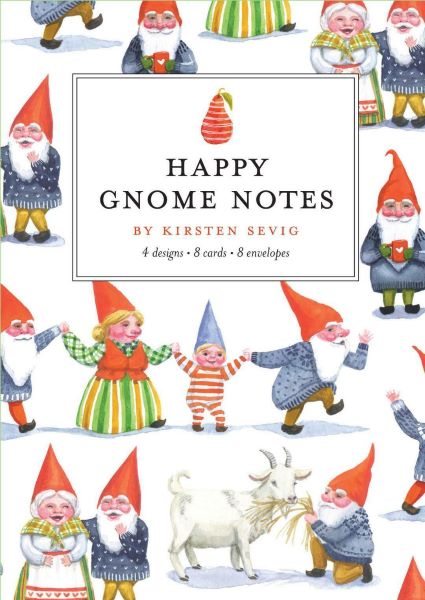 Julie Steller Happy Gnome Notecards