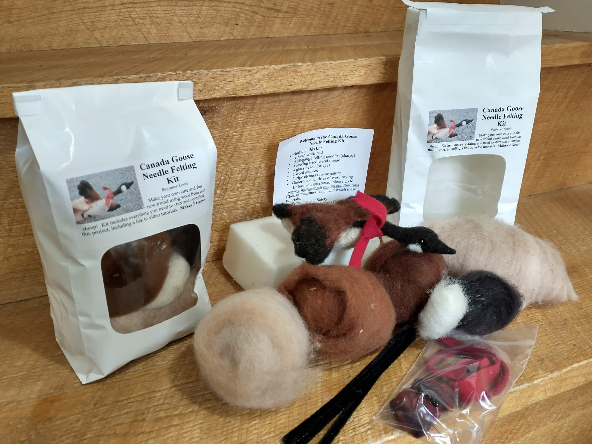 Laura Berlage Canada Goose Needle Felting Kit - Image 2