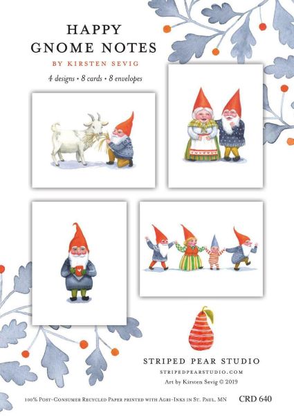 Julie Steller Happy Gnome Notecards - Image 2