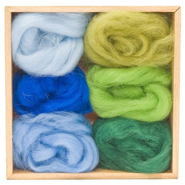 Wool Pets Forest Sky 6 Pack Roving