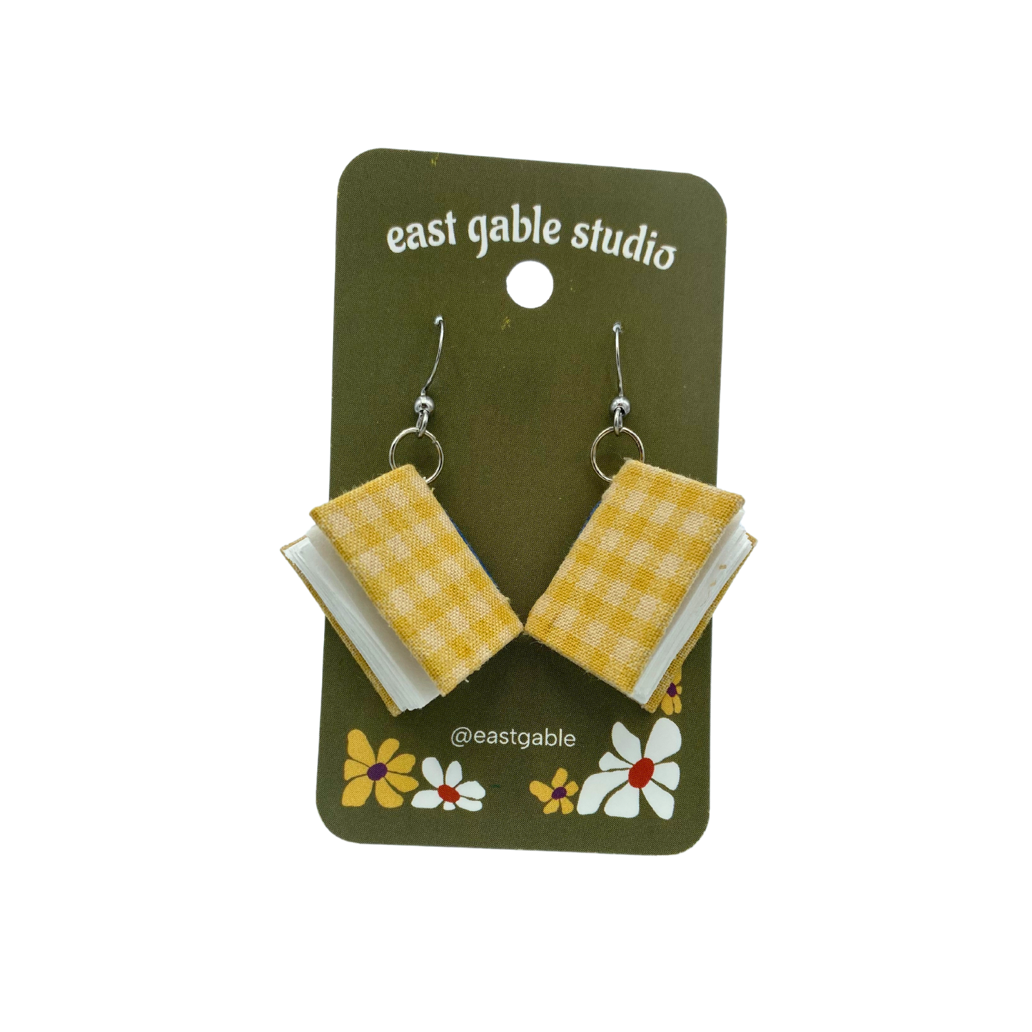 Emma Rezac Book Earrings