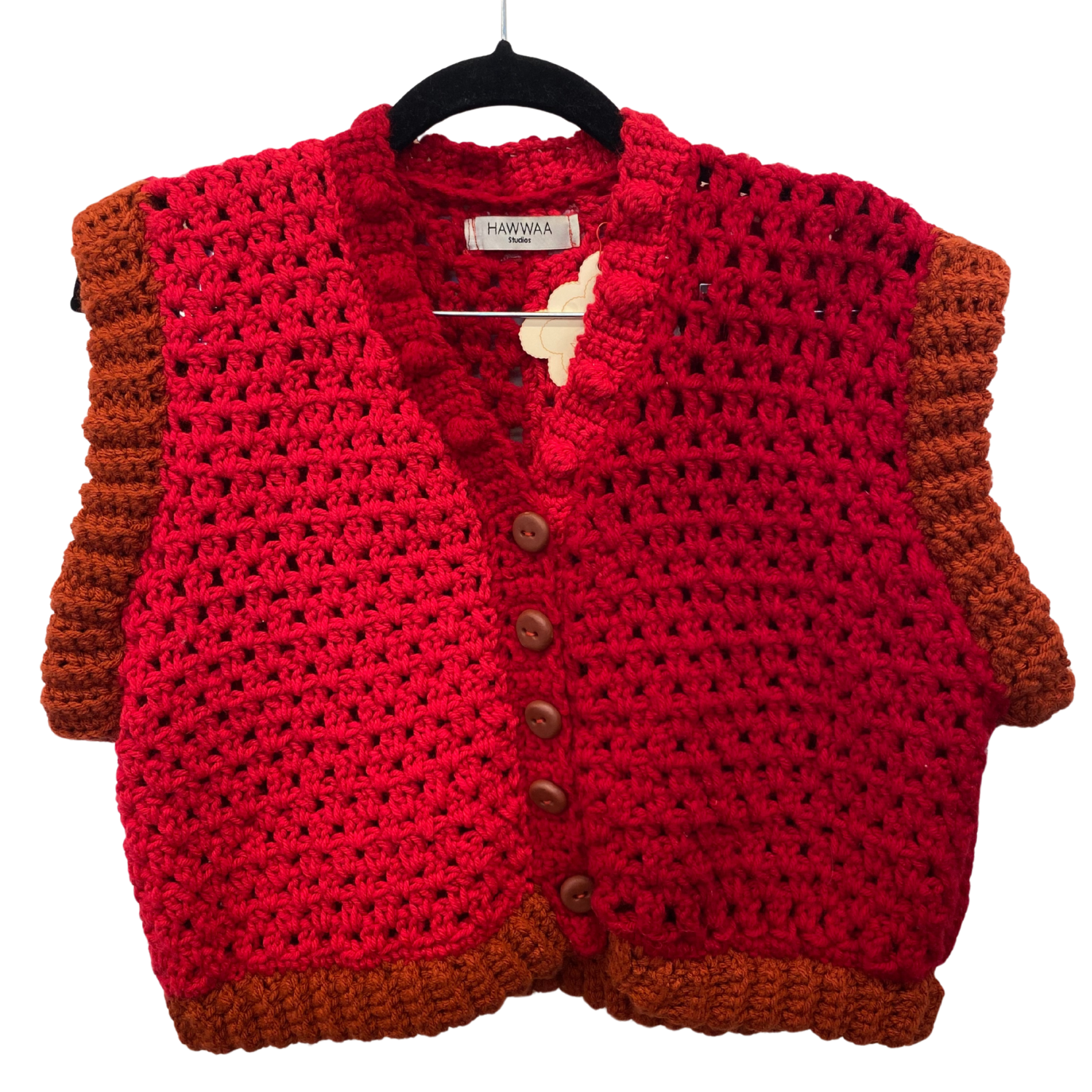 Hawwaa Ibrahim Crocheted Sweater Vest