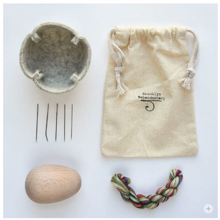 Brooklyn Haberdashery Darning Supply Kit Quartz