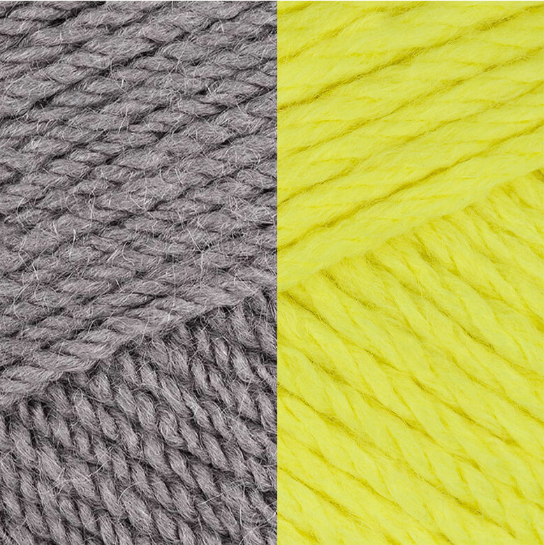 Hello! Loom Slate Grey/Neon Yellow