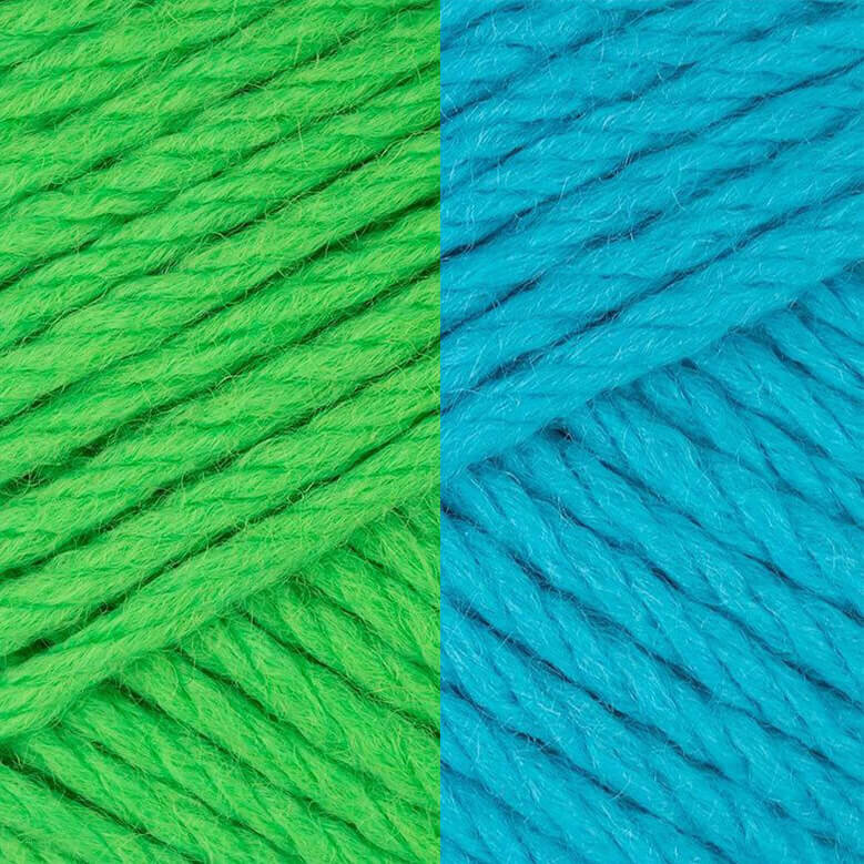 Hello! Loom Neon Green / Kingfisher Blue