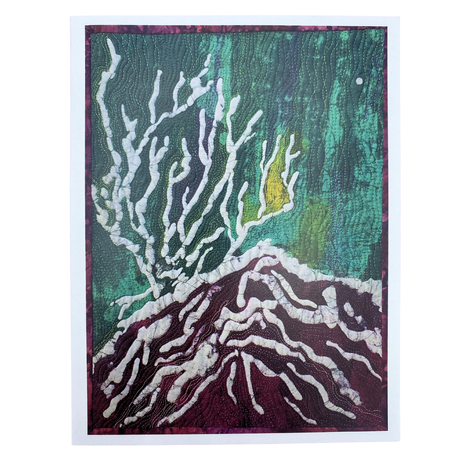 MaryLee Eischen Individual Card- Batik Tree