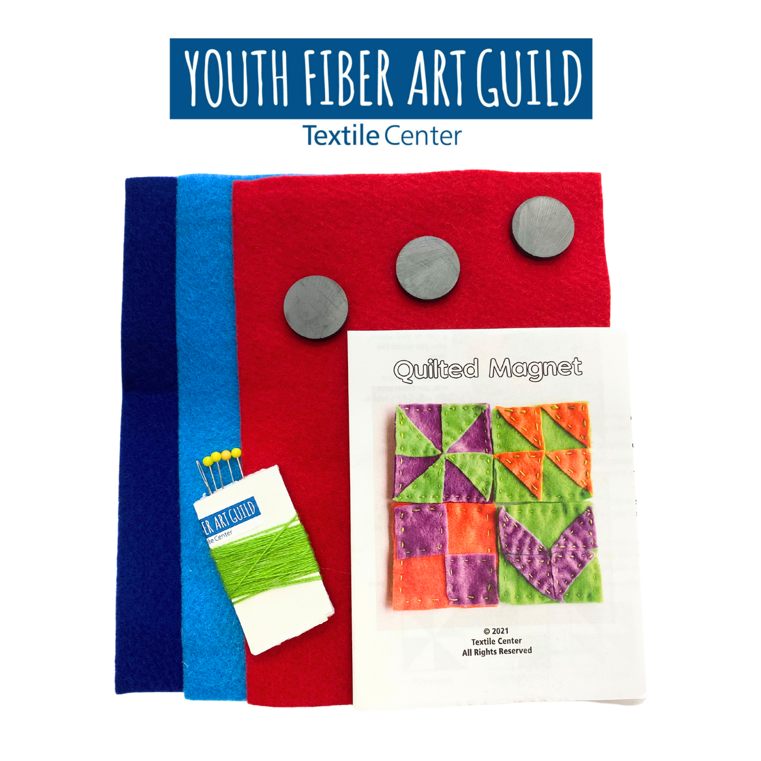 Youth Fiber Art Guild Kit Quilted Magnet