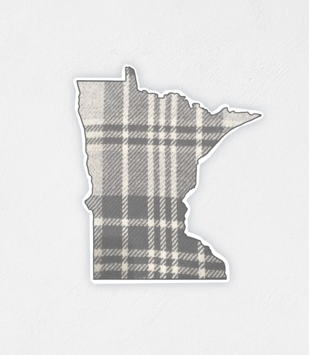 LRD MN Plaid Sticker