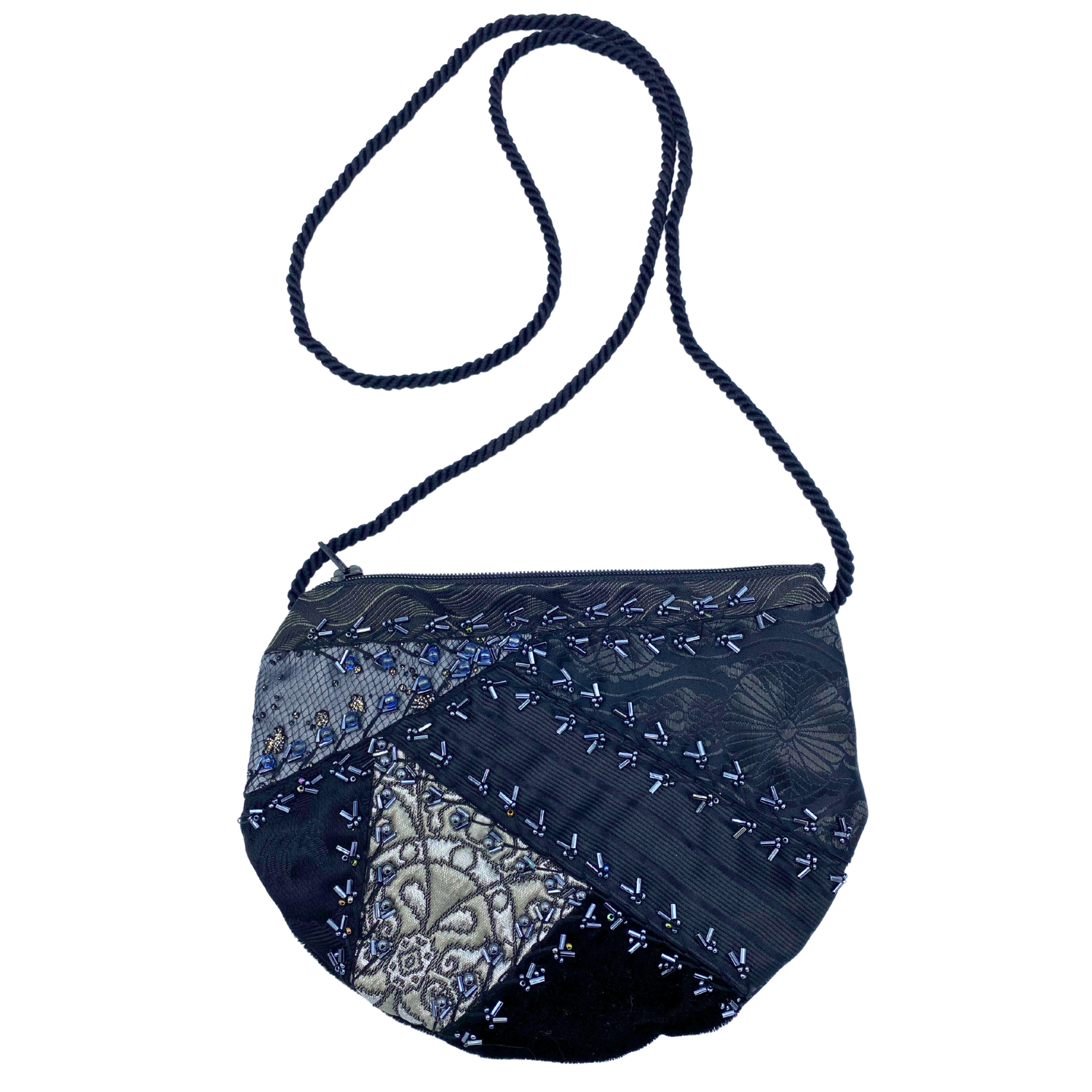 Maribeth Hite Beaded Zipper Bag - Image 2