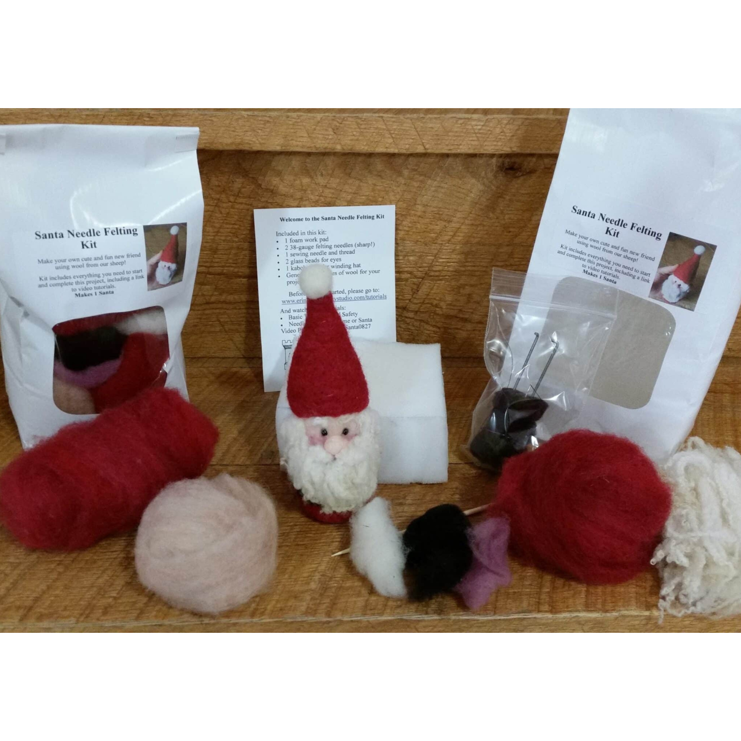 Laura Berlage Santa Needle Felting Kit - Image 2