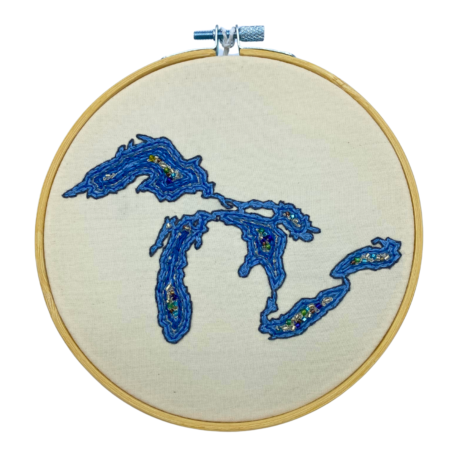 Spacey Cat Crafts Embroidered Lakes - Image 4