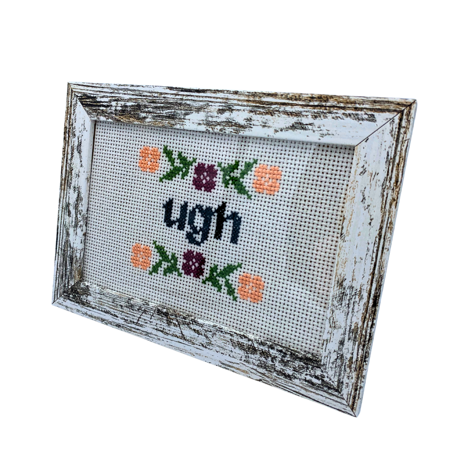 Sonia Han Cross-stitch Framed Art - Image 2