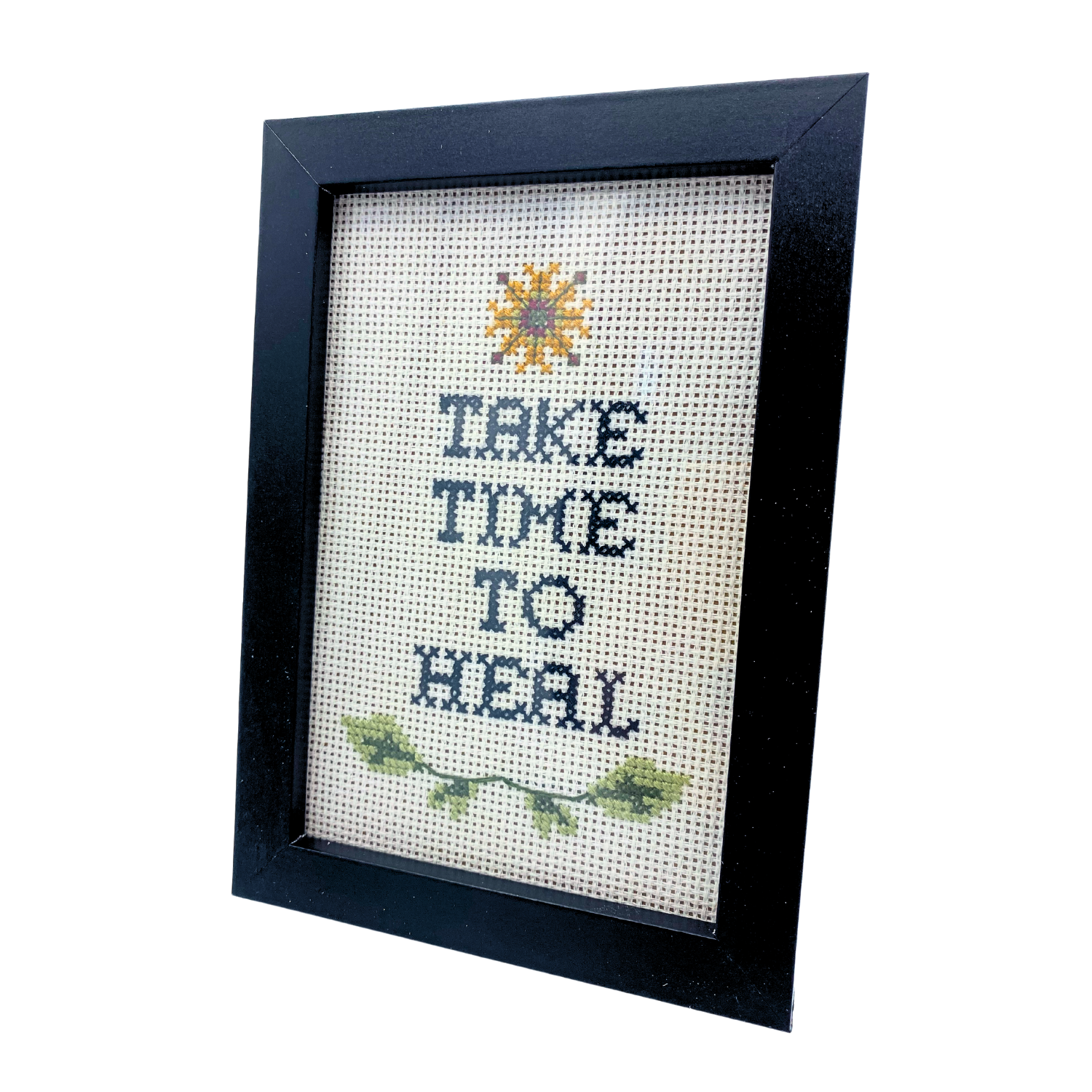 Sonia Han Cross-stitch Framed Art - Image 4