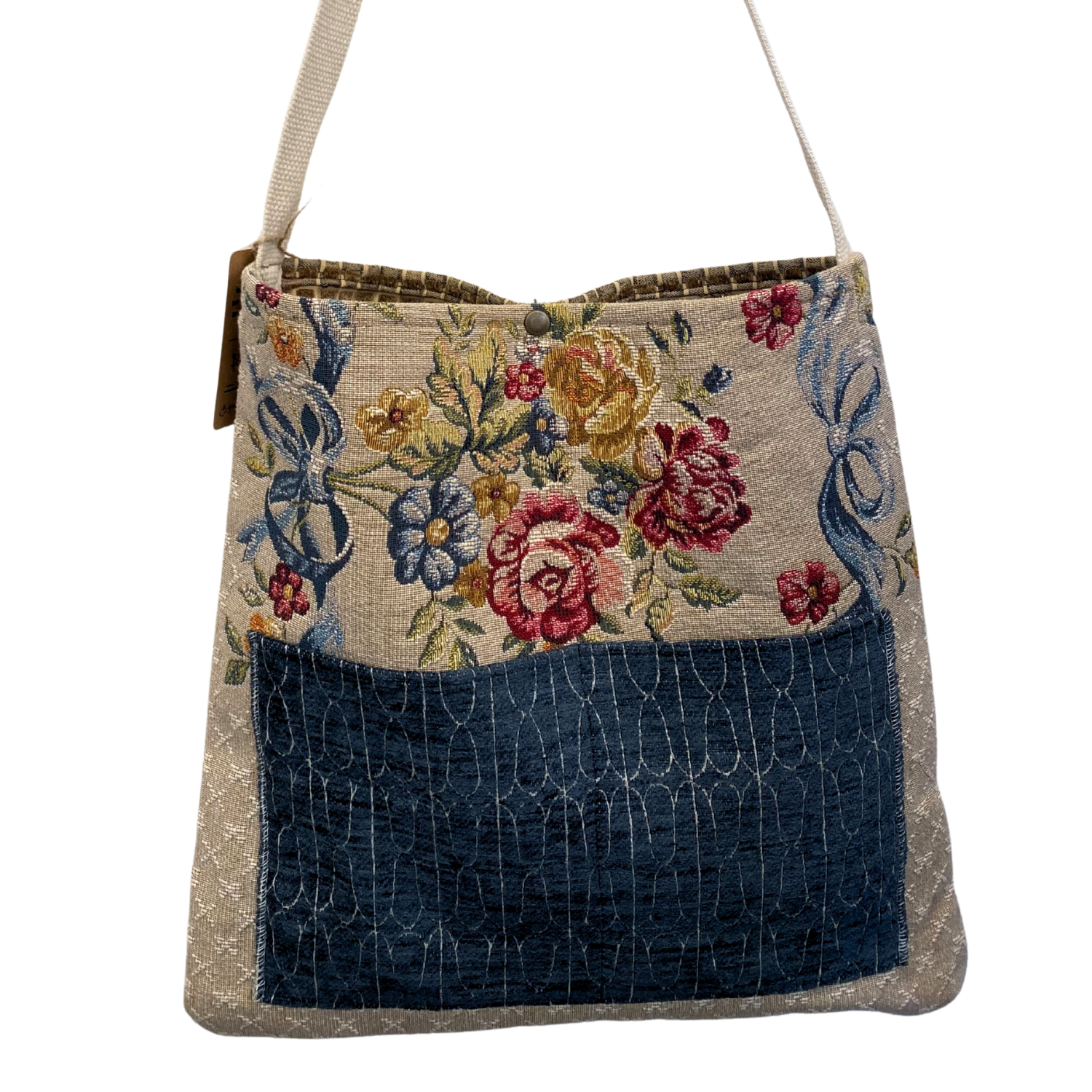Grab Bag Textiles Co. "Basket Bouquet" Tote Bag