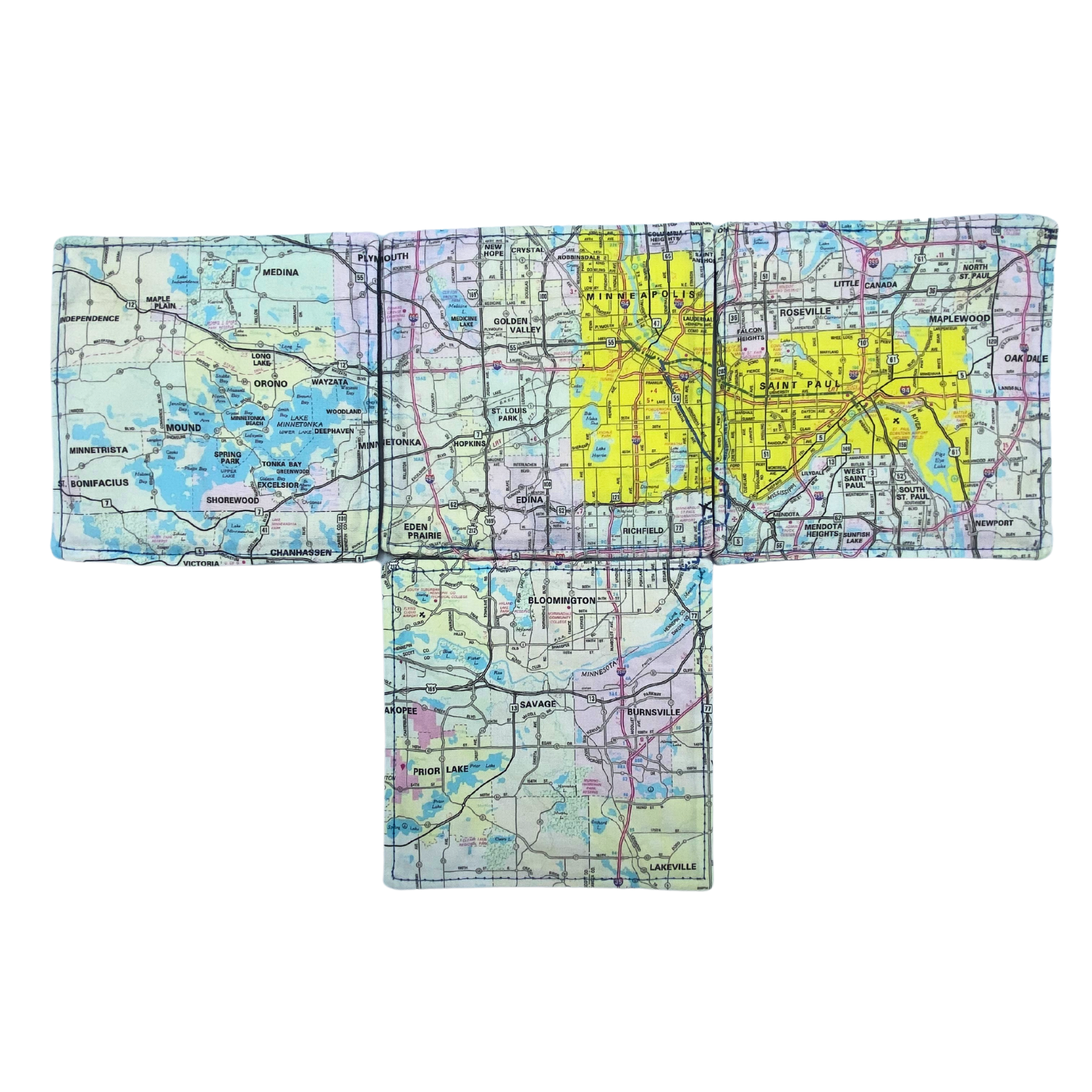 Kris Livingston Map Coaster Set - Image 2