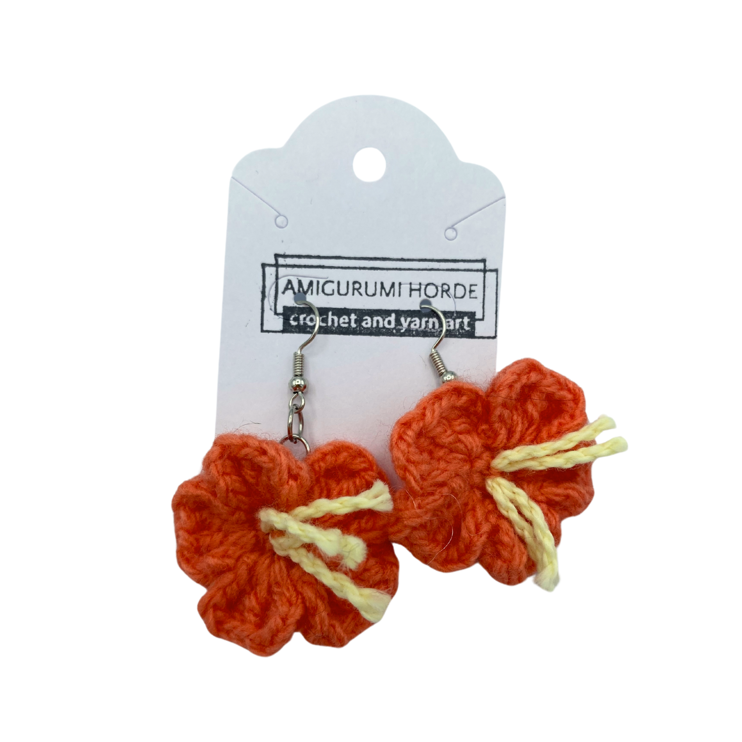 Lydia Hansen Crochet Floral Earrings