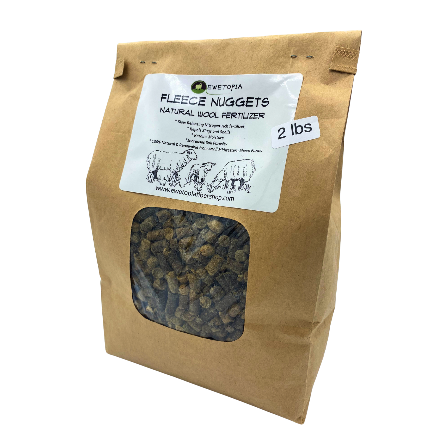 Fleece Nugget Natural Wool Fertilizer