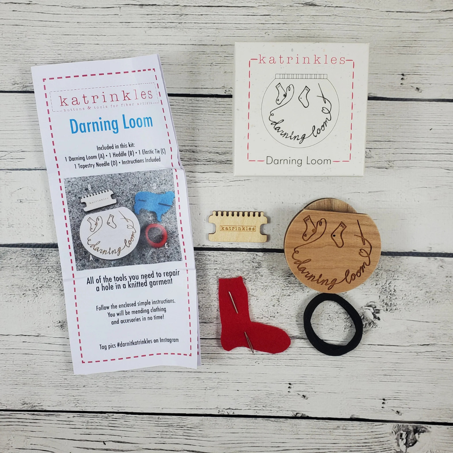 Katrinkles Smaller Darning and Mending Loom