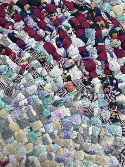 Upcycled Fabric Braided Rug - October 2026 - Image 2
