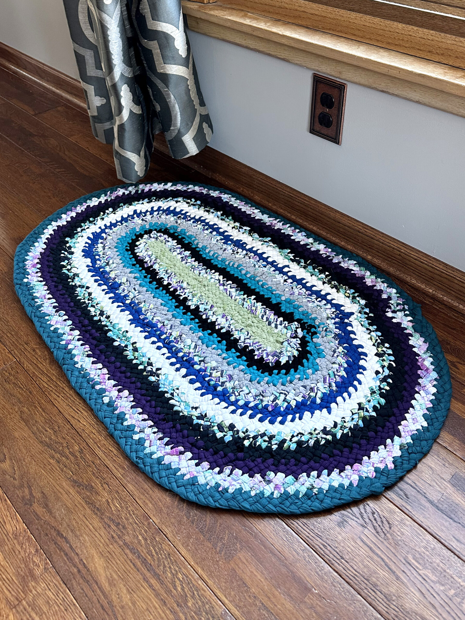 Upcycled Fabric Braided Rug - October 2026 - Image 4