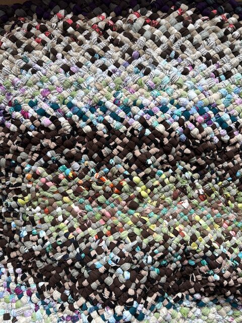 Upcycled Fabric Braided Rug - October 2026 - Image 3
