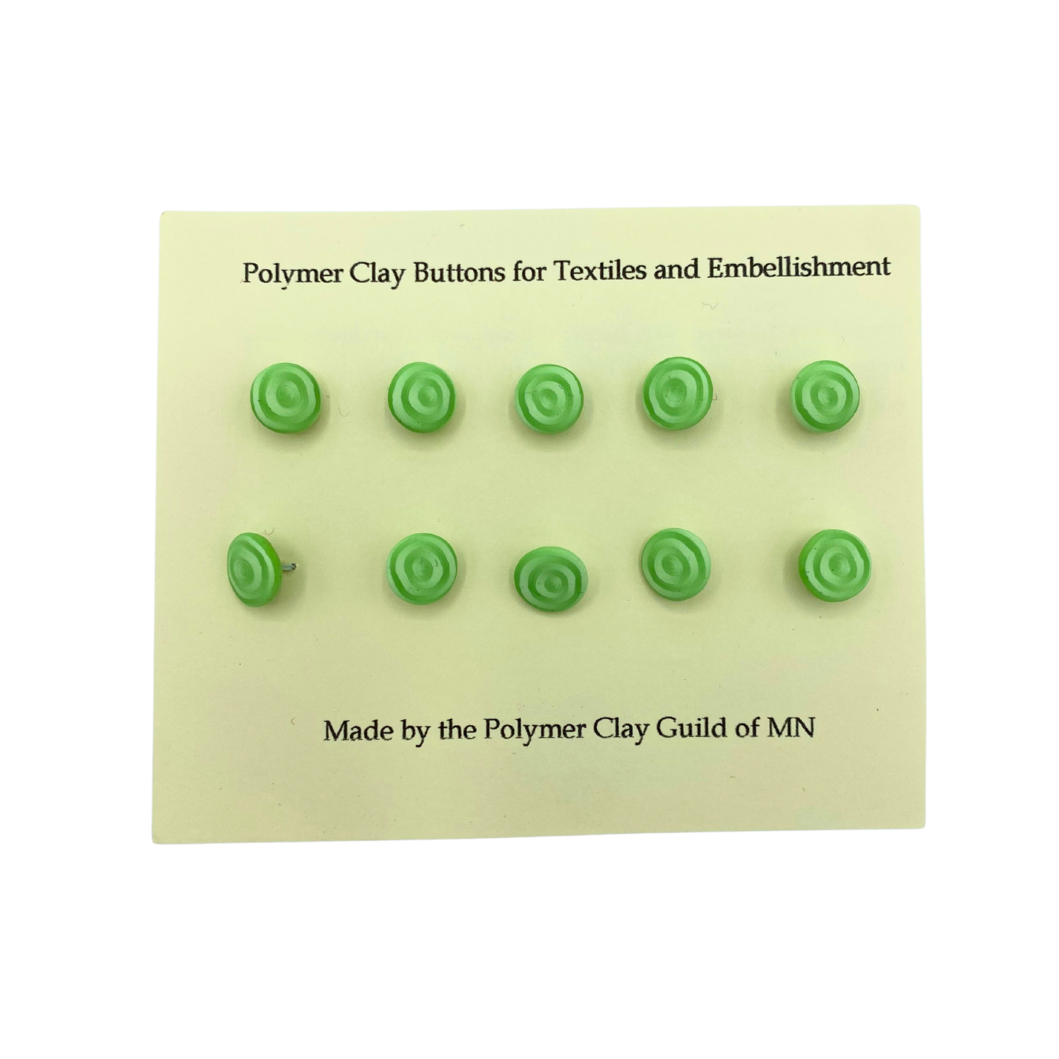 Polymer Clay Guild Buttons