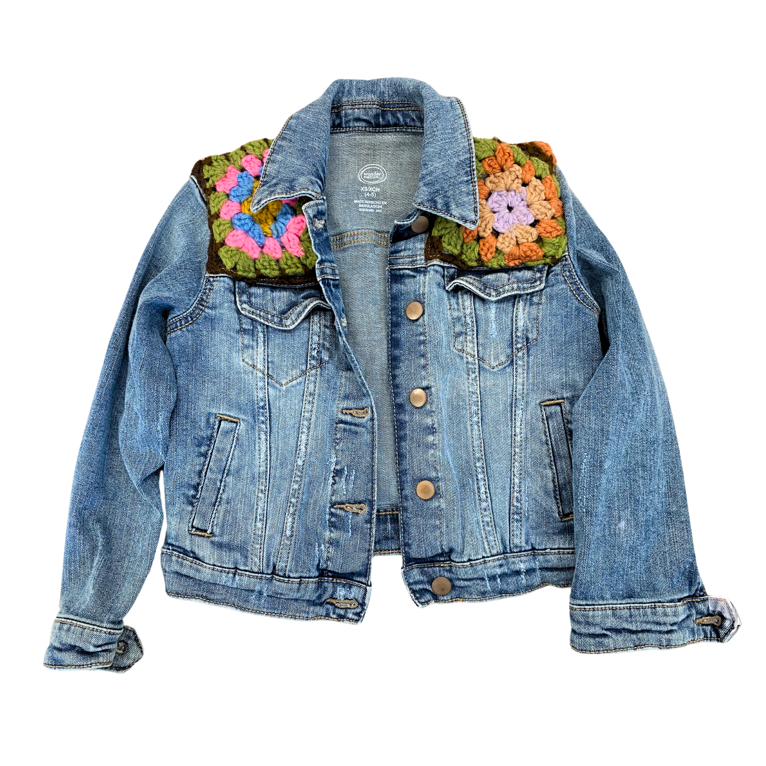 Danielle Claseman Kid's Upcycled Denim Jacket