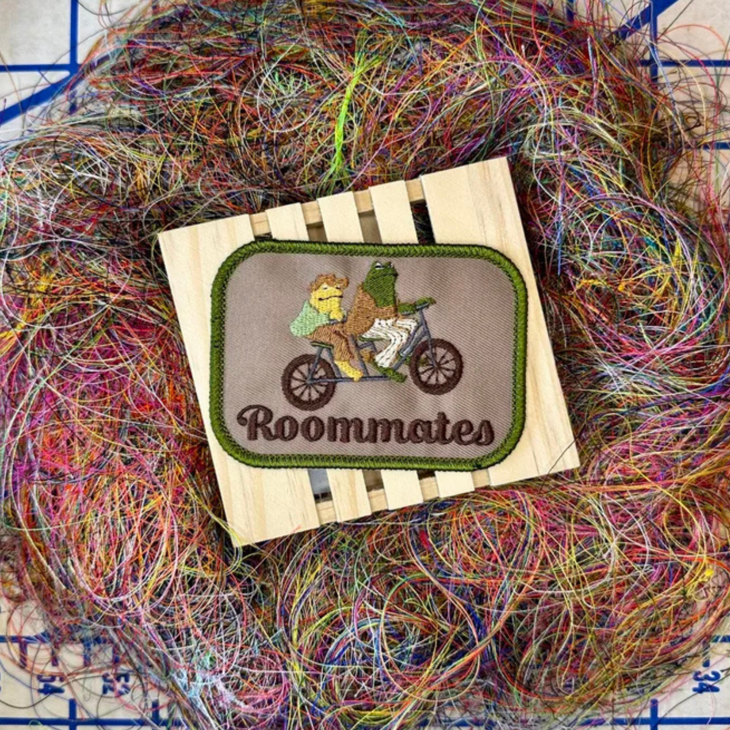 Kabouter Creative Roommates Iron On Patch