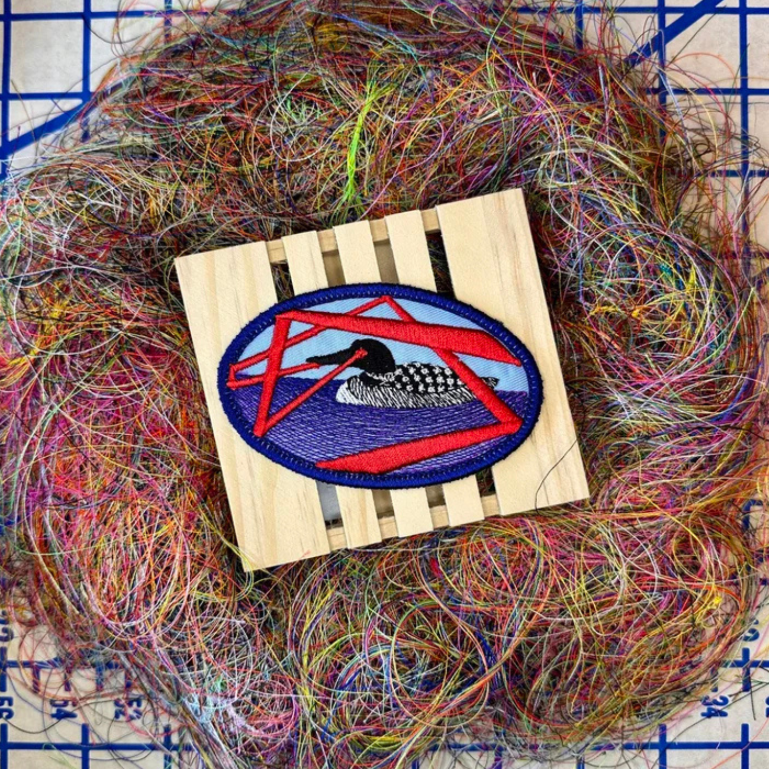 Kabouter Creative Lazer Loon Iron On Patch