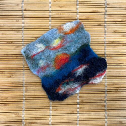 Wet Felted Coaster Wet Felted Coaster
