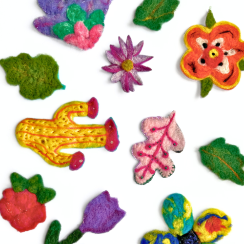 felted flowers felted flowers