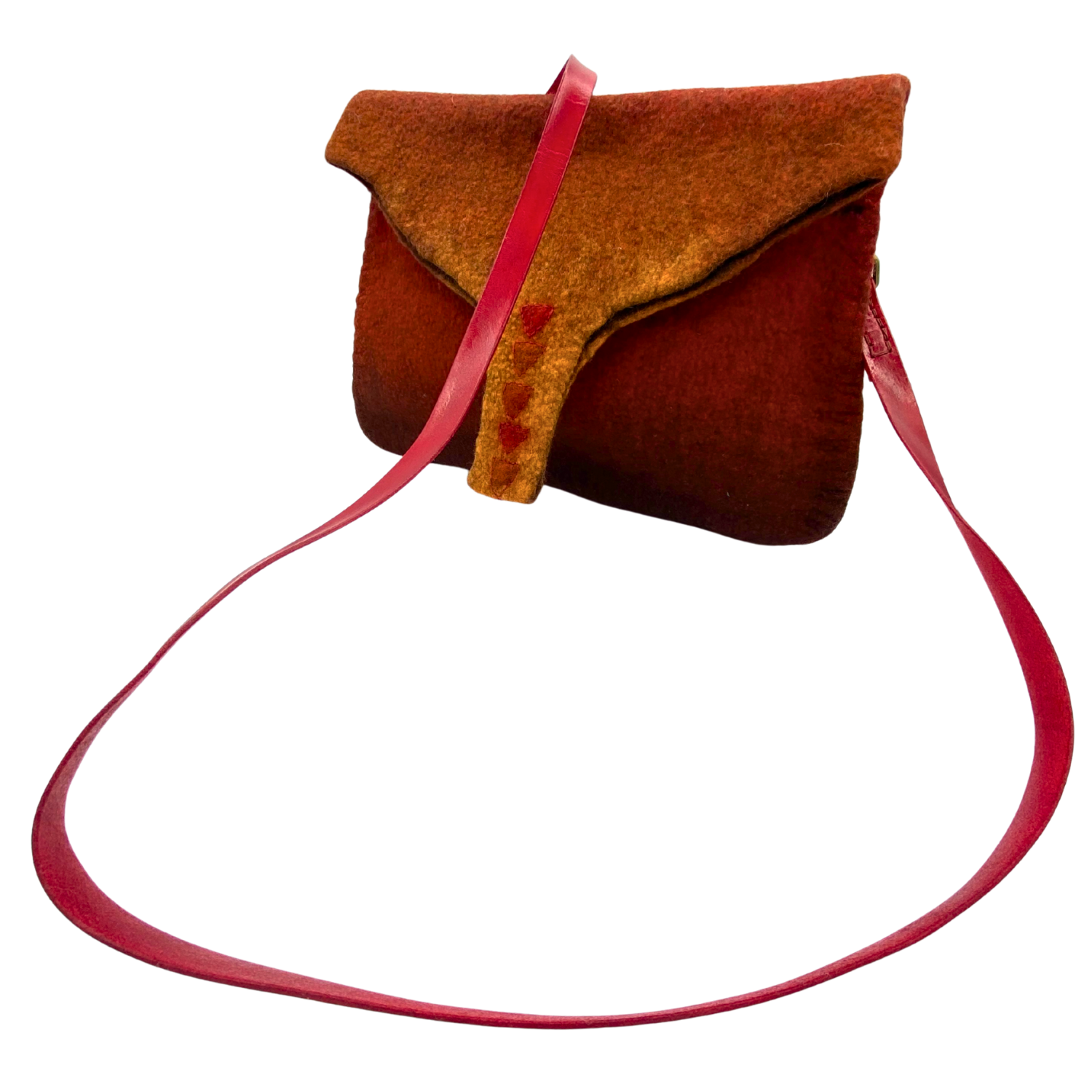 Ann Poulson Felted Crossbody Bag