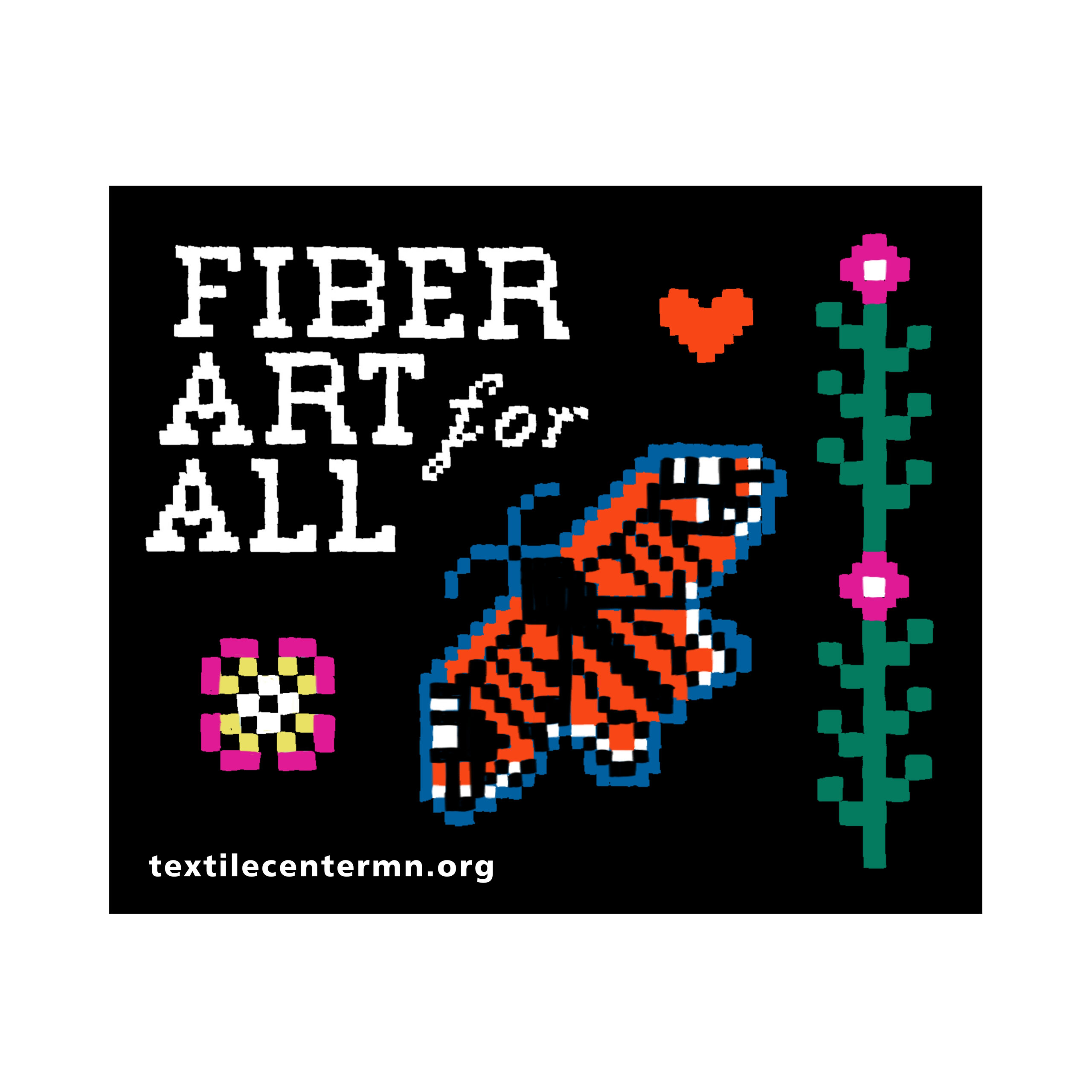 2026 Fiber Art for All Sticker