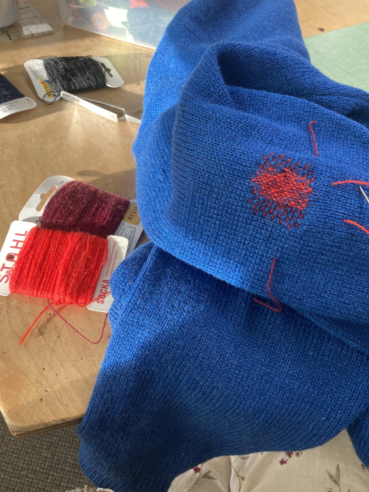 Mending Workshop: Simple Basketweave Darning - Image 2