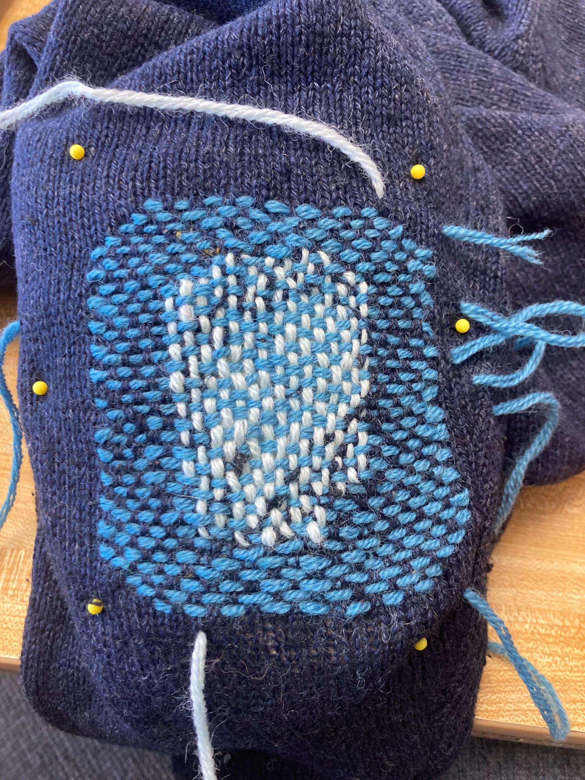 Mending Workshop: Simple Basketweave Darning
