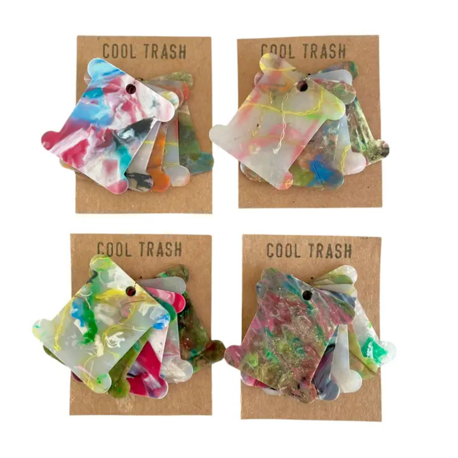 Cool Trash Embroidery Floss Bobbins