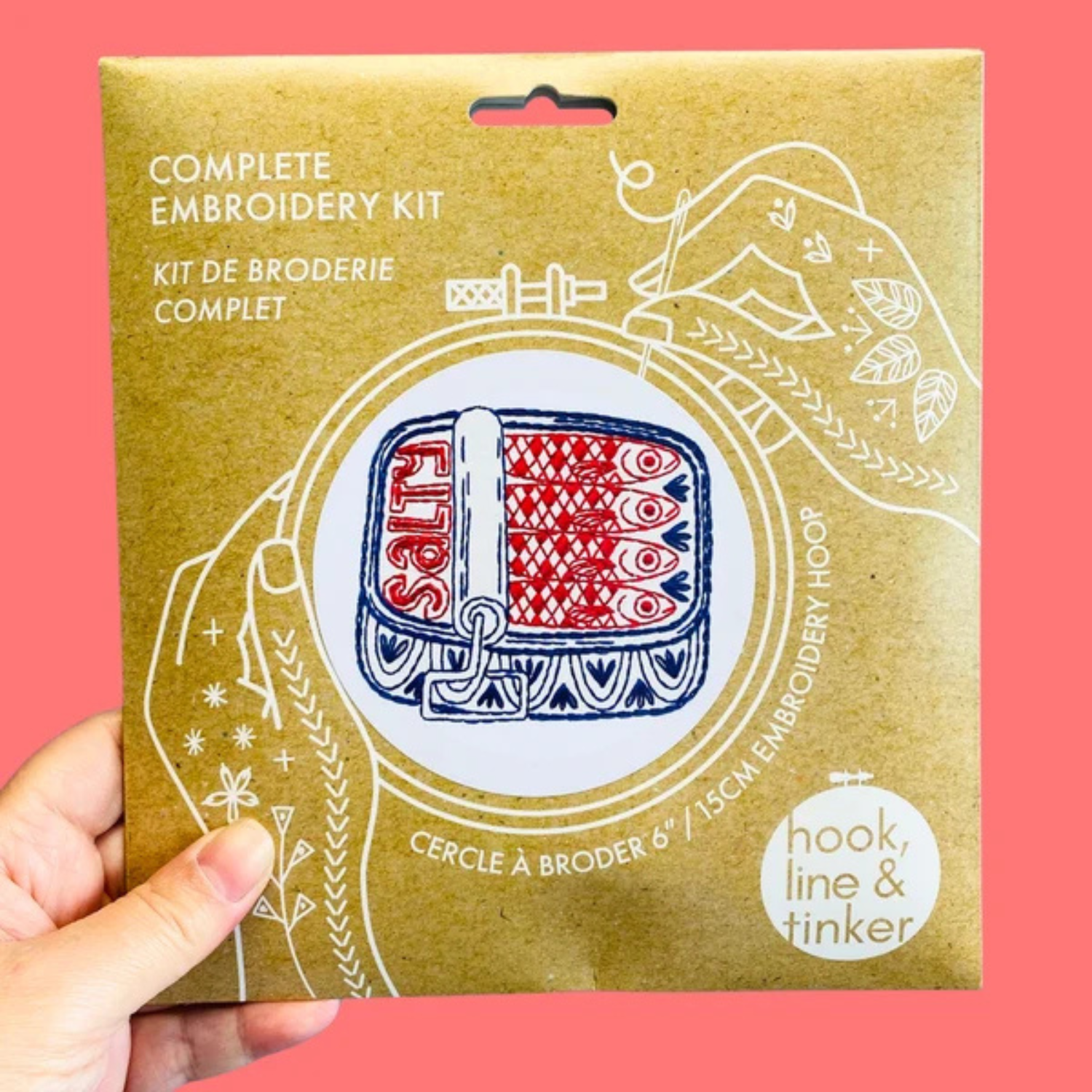 Embroidery Kit - Sardines - Image 2