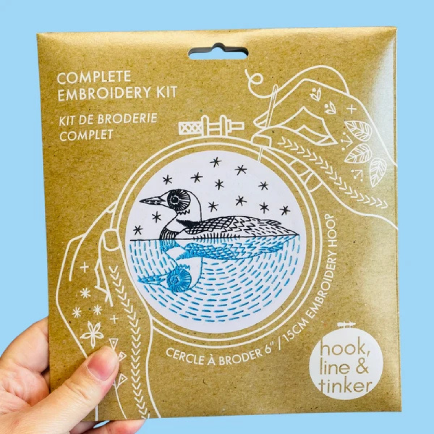 Embroidery Kit - Loon on the Water - Image 2