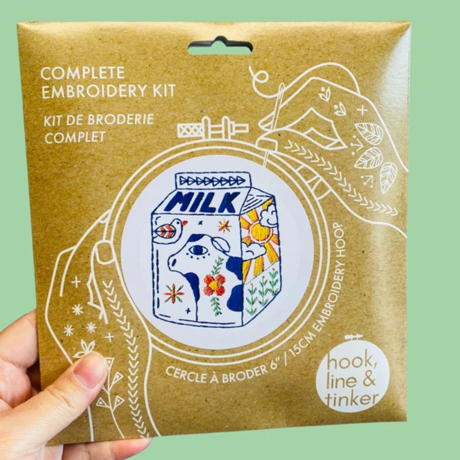 Embroidery Kit - Milk Carton - Image 2