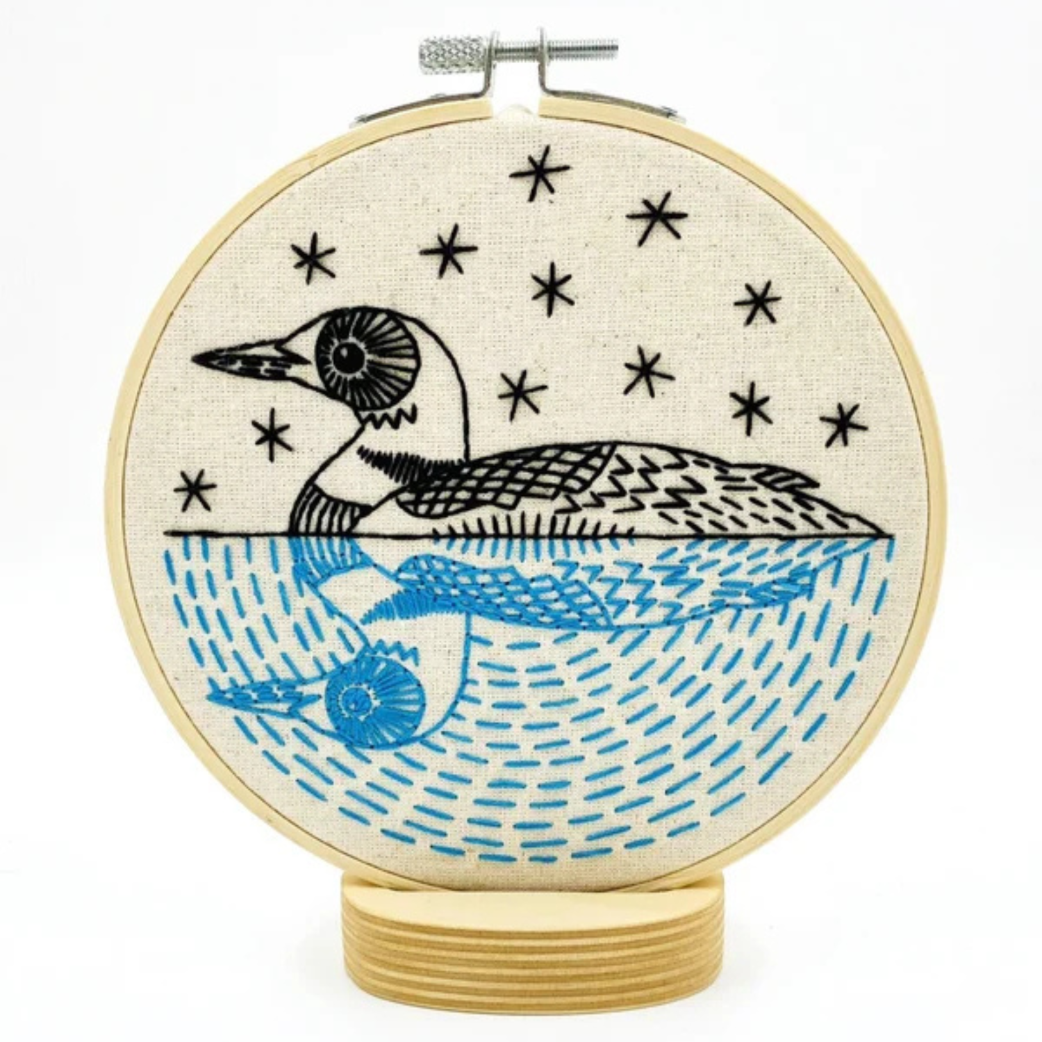 Embroidery Kit - Loon on the Water